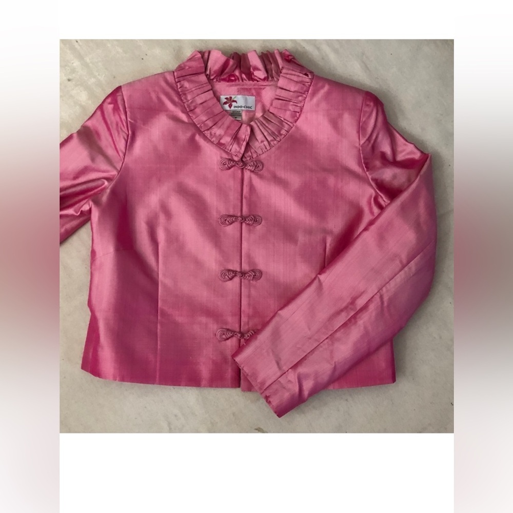 Indo-Chic Silk Dinner Jacket M